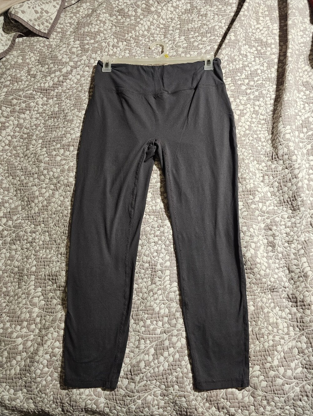 Grey High-Waist Leggings